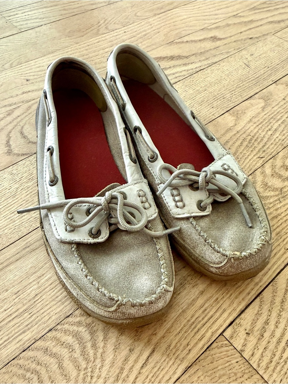 Twisted X Casual Shoes Women’s Driving Moc Tan White WDM0009 7M